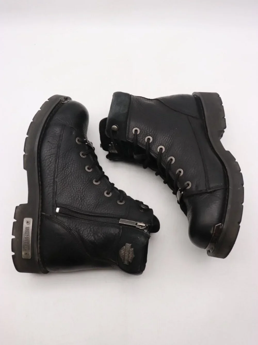Harley Davidson Chipman Men's Size 11 M Black Leather Boots Soft Toe Biker